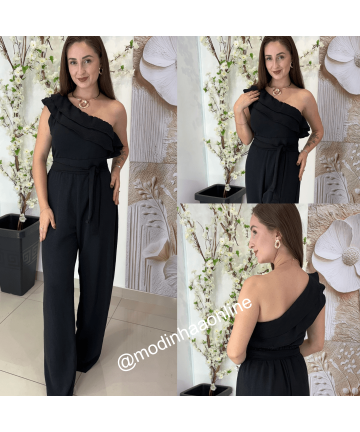 Macacão Aghata Preto